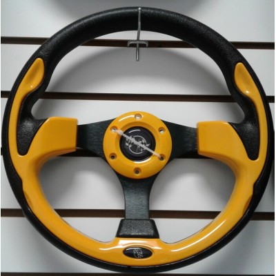 Volant rally jaune Volant rally jaune